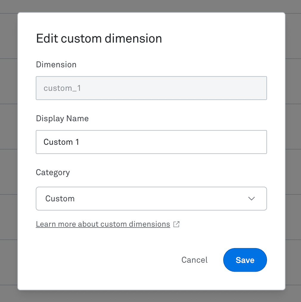 Mux Data edit custom dimension