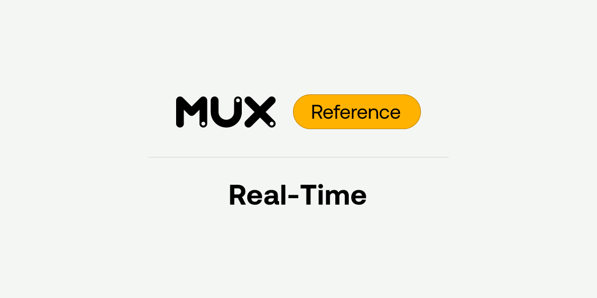 Real-Time | API reference